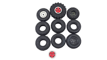 SCX24 1.0 Wheel And Tire Lot (Mismatch)