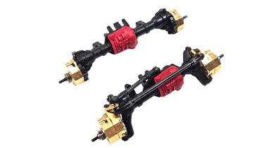 Traxxas TRX4 Locked Portal Axle Set w/ Brass HopUps