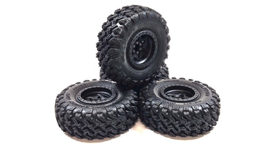 Axial 2.2 Falken WildPeak M/T AX31077 Tires w/ Plastic Bead Lock Wheels