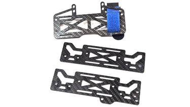 Carbon Fiber Battery Tray & Electronic Plates For Vanquish VS410 Chassis