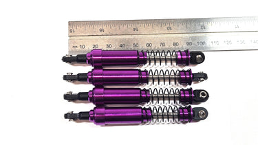 Purple Aluminum Big Bore Crawler Shock Set (DLUX Copies)