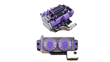 Knight Custom 3D Printed Scale v8 Engine For Vanquish Optic