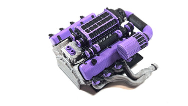 Knight Custom 3D Printed Scale v8 Engine For Vanquish Optic