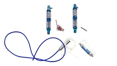 RCRun Aluminum Scale Coilover Shocks w/ Resivours (2)