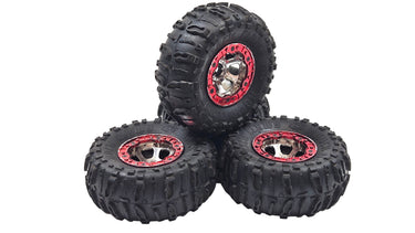 Losi 2.2 Rock Claws Tires w/ Plastic Bead Lock Wheels Set of 4