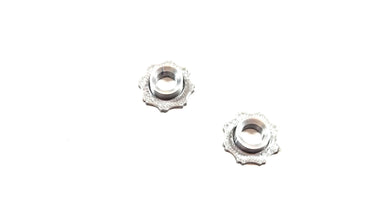 3D Printed Scale Exhuast Pair - Single Tip Star Bezel