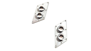 3D Printed Scale Exhaust Pair - Dual Tip