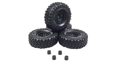 Axial 1.9 Falken Wild Peak M/T Tires w/ Scale Wheel Nut Covers