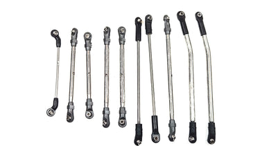 Axial SCX10iii Stainless Link Kit 12.3 WB