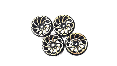 1.0 Brass Bead Lock Wheels Set of 4