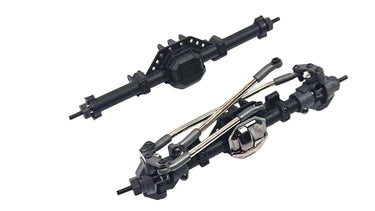 Element Enduro Straight Axle Set w/ Steering Links & Brass Diff Cover