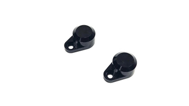(Black) Dlux RC Aluminum Big Bore Offset Shock Caps (2)