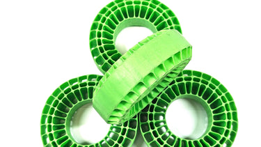 1.9 4.75 Green Silicone Tire Inserts Set of 4