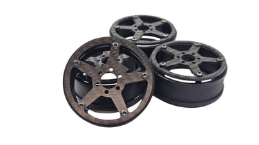 2.2 Carbon Fiber 5 Spoke Bead Lock Wheels Set of 4