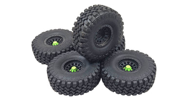 Axial SCX6 Falken Wild Peak M/T Tire & Wheel Set of 5