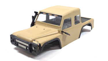 (Damaged) Land Rover Scale Lexan Body w/ LED Lights & Interior