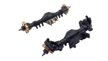 Axial UTB18 Capra Portal Axle Set w/ Brass Portal Covers