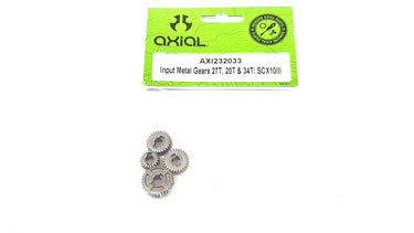 Axial AXI232033 Input Metal Gears 27T & 34T: SCX10III