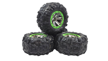 Traxxas Summit Wheel & TIre Set (Needs Re-Glued in places)