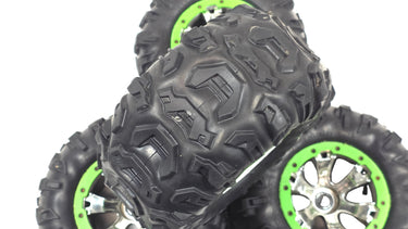 Traxxas Summit Wheel & TIre Set (Needs Re-Glued in places)