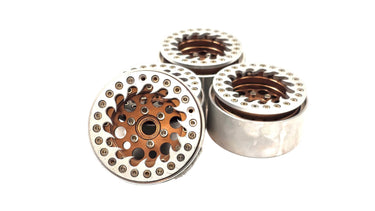 1.9 Aluminum Bead Lock Wheels w/ Hubs Set of 4