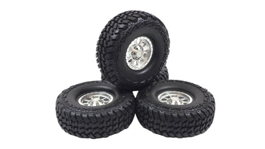 1.9 4.75 No Name Crawler Tires w/ 1.9 Aluminum Bead Lock Wheels