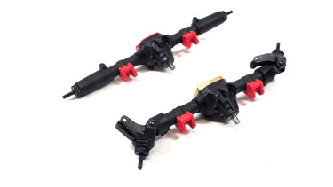 Axial AR44 Straight 3 Piece Axle Set w/ Universal Axle Shafts