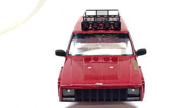 (Red) Axial SCX10ii Jeep XJ Lexan Scale Body