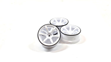 White Drift Wheel Set of 4 6mm Offset