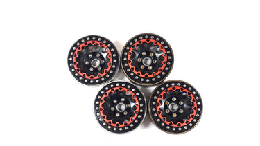 1.9 Aluminum Bead Lock Wheels w/ Hubs