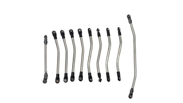 Vanquish Stainless Complete Axial Wraith Link Kit w/ Steering Links