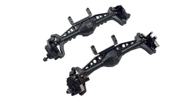 Axial Capra 4 Wheel Steering Portal Axle Set w/ SSD Brass Steering Knuckles