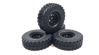 Vanquish Yokohama Geolander M/T 1.9 4.75 Scale Tires w/ Plastic Bead Lock Wheels