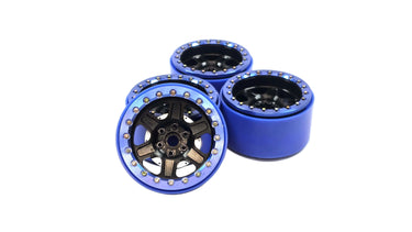 2.2 SSD RC Aluminum Bead Lock Wheels & Scale Brake Rotor Hubs