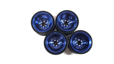 Wide SCX24 Aluminum Bead Lock Wheels Set of 4