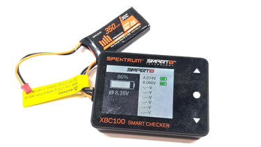 Spektrum 350Mah 30C 7.4v 2s Lipo Battery