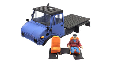 Custom 3D Printed Unimog Body w/ Scale Interior
