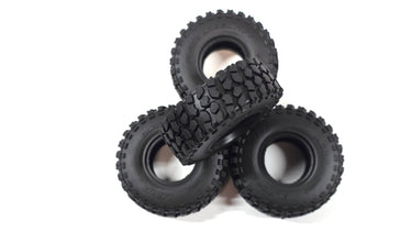 Little Guy Racing Parts 1.0 Black Label M/T Scale Tire Set of 4