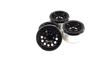 Aluminum 1.0 Black Bead Lock Wheels Set of 4