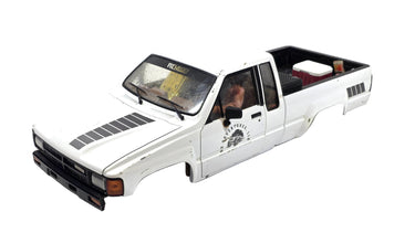 RC4WD Trail Finder 2 White Xtra Cab Toyota Pick Up Hard Body SOLD AS IS