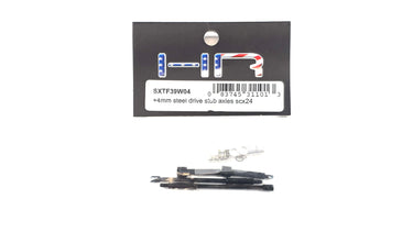 Hot Racing +4mm Steel Drive Stub Axles For Axial SCX24