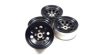 1.9 Steelie Style Bead Lock Wheels w/ Hubs