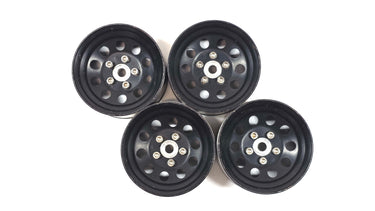 1.9 Steelie Style Bead Lock Wheels w/ Hubs
