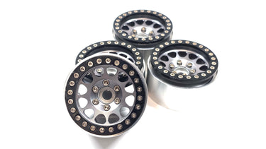 1.9 Aluminum Bead Lock Wheels w/ Hubs