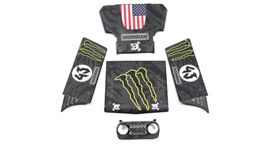 Vanquish Optic Panel Set w/ FreakySkins Ken Block Wrap Kit