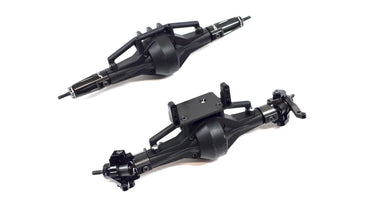 OG Axial SCX10 Complete Axle Set w/ Aluminum Steering Knuckels, Chubs & Rear Lock Outs