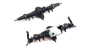 OG Axial SCX10 Complete Axle Set w/ Aluminum Steering Knuckels, Chubs & Rear Lock Outs