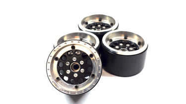 Gear Head Aluminum & Delrin 2.2 Bead Lock Wheels Set of 4