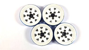 1.9 RC4WD Steely Style Bead Lock Wheels w/ Proline Clamp Rings Set of 4