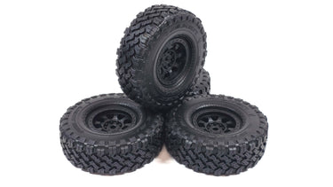Vanquish 1.9 4.65 Falken Wild Peak M/T Tires w/ Plastic Bead Lock Wheels Set of 4